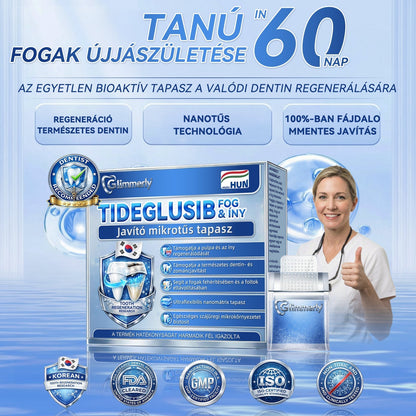 🦷𝐆𝐥𝐢𝐦𝐦𝐞𝐫𝐥𝐲®😁  Tideglusib Fog & íny Javító mikrotűs tapasz | Fejlett őssejt-aktiváló fogcsíkok (újjáépíti a fogzománcot és a dentint • erősíti az ínyt • megszünteti a fogkövet és a szagokat • megállítja a fogérzékenységet)) 3.0-🌿
