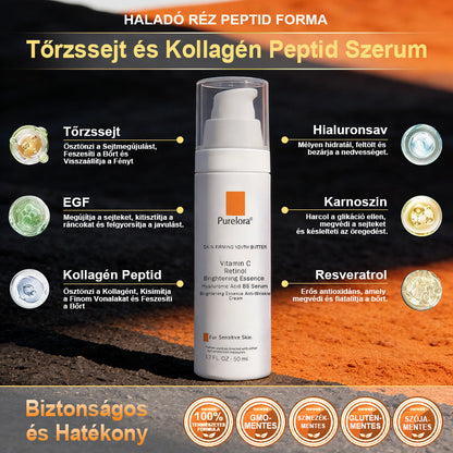 Purelora® Őssejt Kivonatú EGF és Rézpeptid Revitalizáló Esszencia Krém (mélyen aktiválja a bőr belső regenerációját, feszesebbé és simábbá varázsolja a bőrt)-🌿