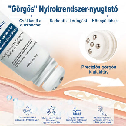 CleraNature® Roll-On Pump Krém a Nyirokdrainázáshoz és Duzzanat Enyhítéséhez-🔥