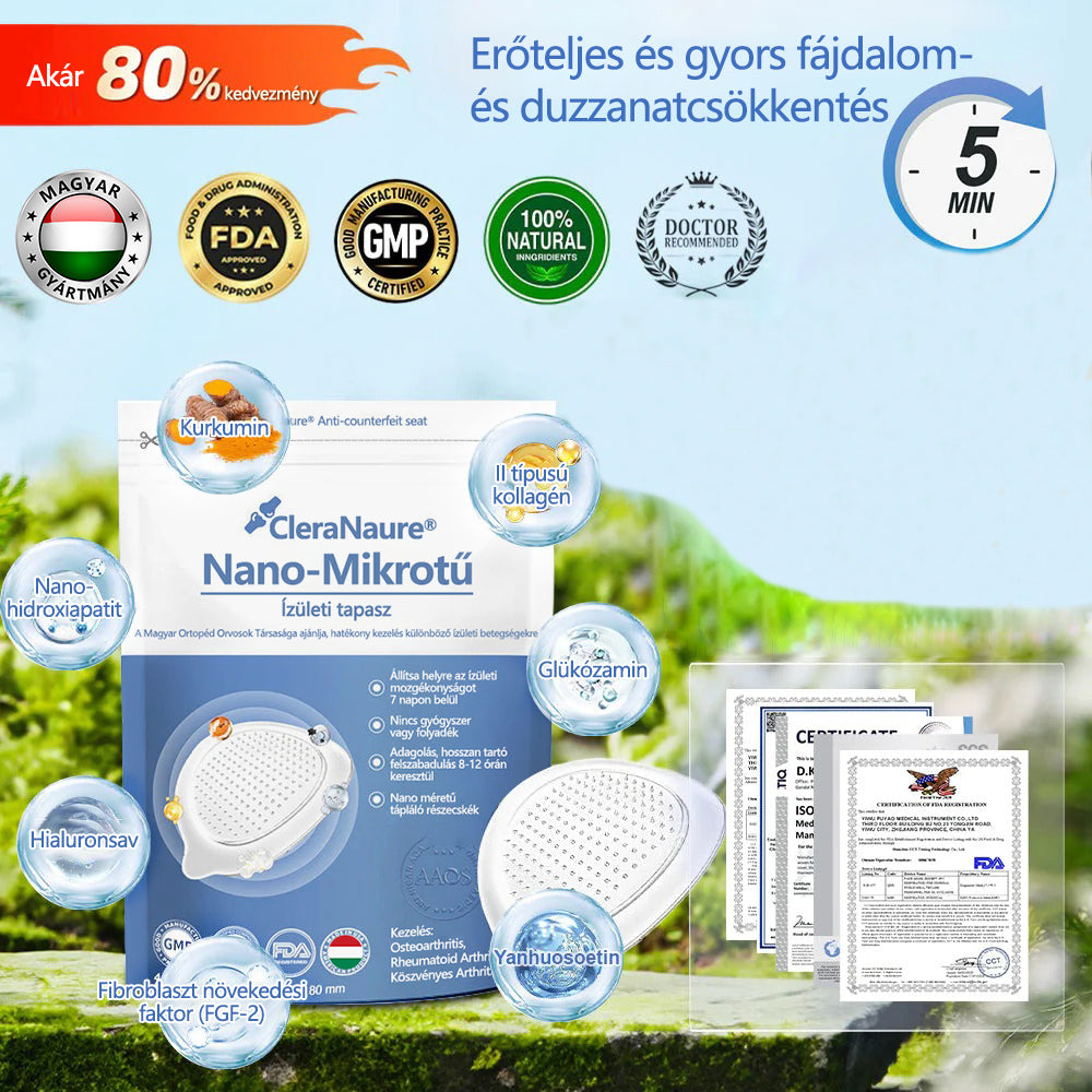 ClearaNature® Nano-tűs közös tapasz- 📦