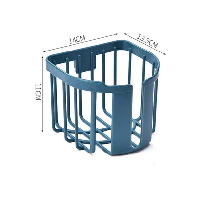 Punch-Free toilet paper shelf bathroom kitchen tissue box wall-mounted adhesive paper storage box toilet paper holder roll paper